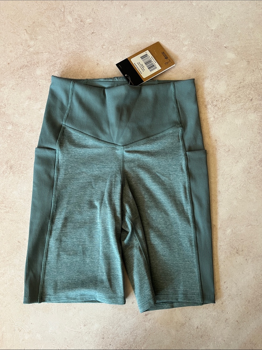 The North Face Sky 9'' Tights Shorts in Goblin Blue Heather Women’s Medium